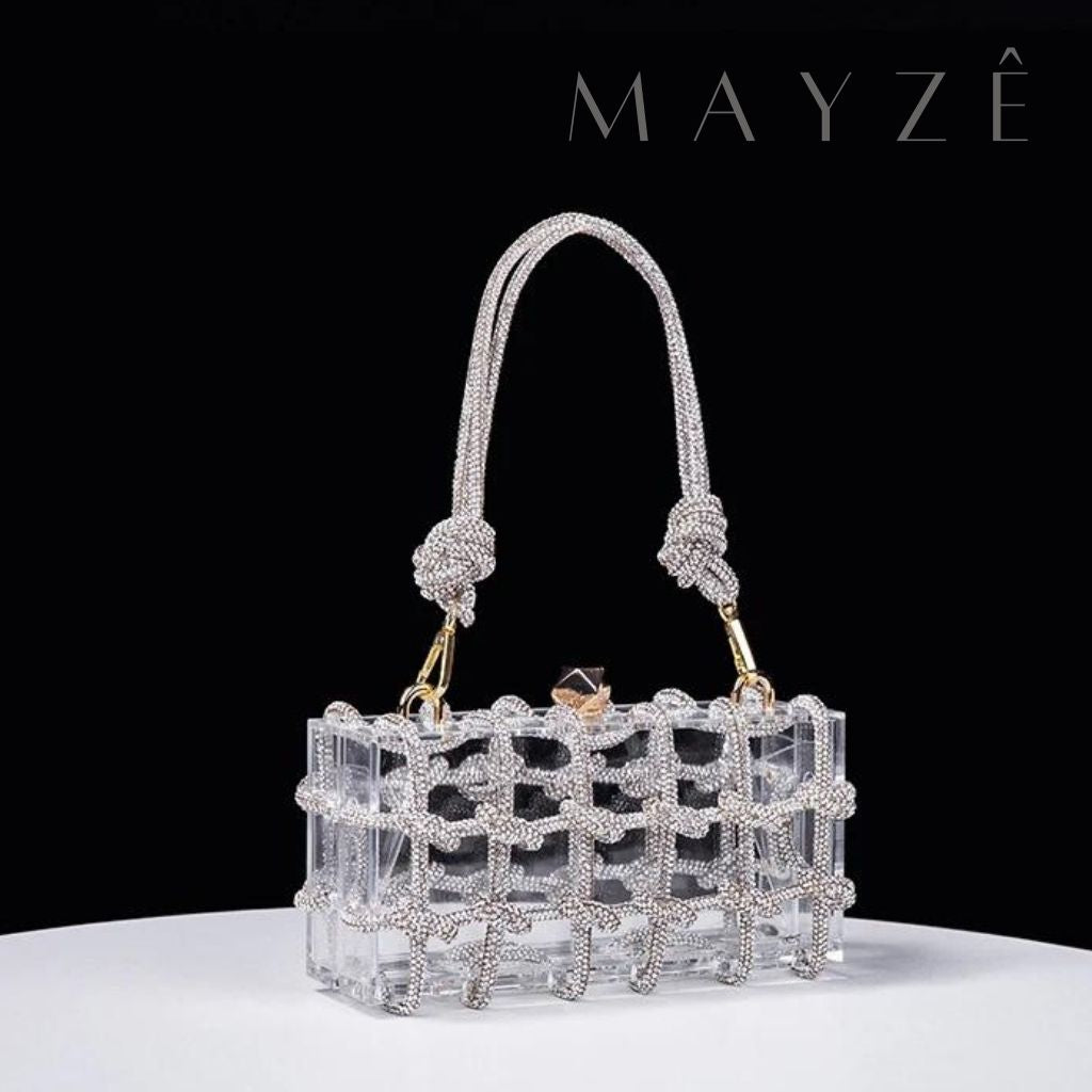 Loja Mayzê, Bolsa Luiza, bolsa transparente, bolsa de acrilico, bolsa em alta, bolsa da moda, bolsa de luxo, bolsa de grife, bolsa farfech, farfech, loja de bolsas, bolsa em promoção, mayzê, mayze.