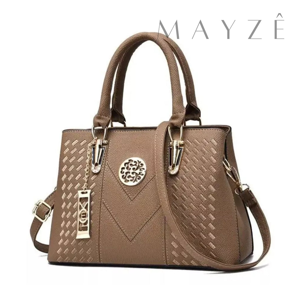 Bolsa Tote Casual Média Cecília, Bolsa feminina, bolsa grande, bolsa versátil, bolsa elegante, bolsa de ombro, bolsa espaçosa, bolsa de mulher, www.lojamayze.com.br,www.lojamayze.com