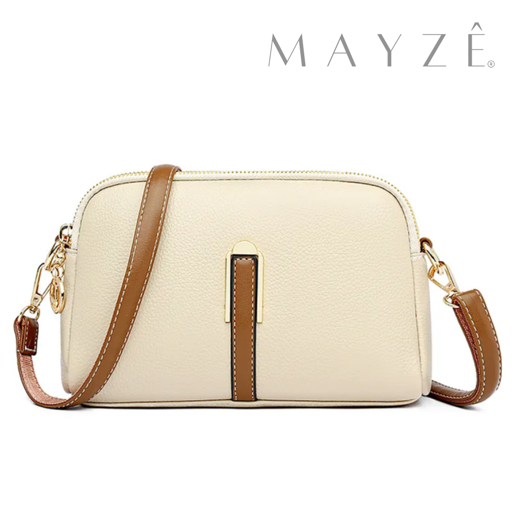 Loja Mayzê, Bolsa Clara, bolsa de couro, bolsa de qualidade, bolsa feminina, bolsa crossbody, bolsa tiracolo, bolsa de ombro, bolsa versátil, bolsa de academia, bolsa de shopping, bolsa em promoção, mayzê, mayze