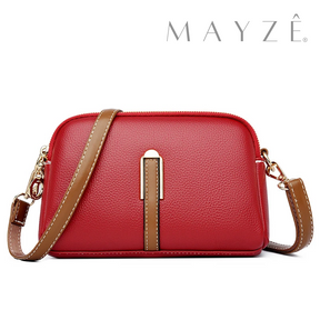 Loja Mayzê, Bolsa Clara, bolsa de couro, bolsa de qualidade, bolsa feminina, bolsa crossbody, bolsa tiracolo, bolsa de ombro, bolsa versátil, bolsa de academia, bolsa de shopping, bolsa em promoção, mayzê, mayze