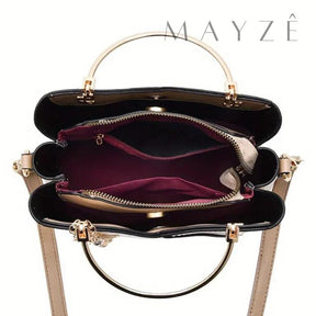  Loja Mayzê, Bolsa Penelope™, bolsa grande, bolsa feminina, bolsa elegante, bolsa tendencia, bolsa com borla de pelúcia, bolsa da moda, loja mayze