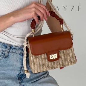 Loja Mayzê, Bolsa Mayah, bolsa de palha, bolsa versátil, bolsa de verão, bolsa chique, bolsa em alta, bolsa em promoção, loja mayze