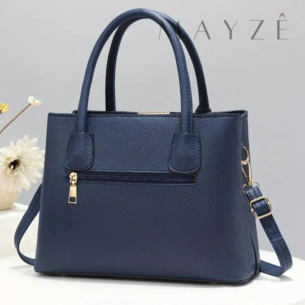 Loja Mayzê, Bolsa Ellen, Bolsa grande, bolsa espaçosa, bolsa elegante, bolsa de couro, bolsa feminina, bolsa tote bag, loja mayze