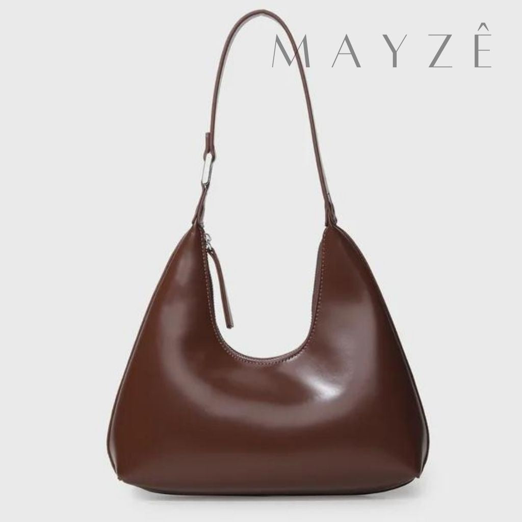 Loja Mayzê, Bolsa July, Bolsa Hobo, bolsa em alta, bolsa marrom, bolsa da moda, bolsa de festa, bolsa versátil, bolsa elegante, bolsa baguete, bolsa de ombro, bolsa em promoção, bolsa do tiktok, bolsa do instagram, bolsa do  facebook, bolsa preta, bolsa branca, bolsa café, mayzê, mayze