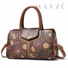 Bolsa Moiza, moiza, Loja Mayzê, mayze, mayzê, bolsa de couro, bolsa média, bolsa diferente, bolsa tote, bolsa de ombro, bolsa de mão, bolsa elegante, bolsa tradicional, bolsa florada, bolsa barata, bolsa com frete grátis, bolsa pro dia a dia, bolsa casual