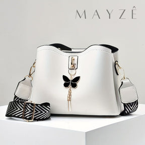 Bolsa Tiracolo Média Charlotte, Loja Mayzê, Bolsa Charlotte, bolsa grande, bolsa crossbody, bolsa tiracolo, bolsa de ombro, bolsa espaçosa, bolsa da moda, bolsa do dia a dia, loja mayze