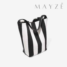 Bolsa Média Bucket Ada, loja mayzê, mayze, loja de bolsas, bolsa média, bolsa listrada, bolsa balde, bolsa em alta, bolsa trends, www.lojamayze.com.br, www.lojamayze.com, bolsa média, bolsa bucket