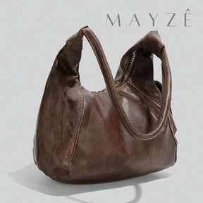 Loja Mayzê, Bolsa Mônica, bolsa de couro, bolsa grande, bolsa tote, tote bag, bolsa de ombro, bolsa feminina, bolsa em promoção, bolsa em alta, mayzê, mayze