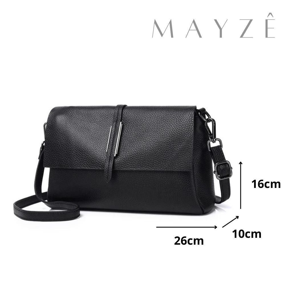 Loja Mayzê, Bolsa Leidiane, Bolsa de couro legítmo, bolsa de couro genuíno, bolsa de couro de vaca, bolsa chique, bolsa elegante, bolsa original, bolsa feminina, bolsa em promoção, bolsa versátil, loja mayzê confiável, loja mayzê site seguro, mayze.