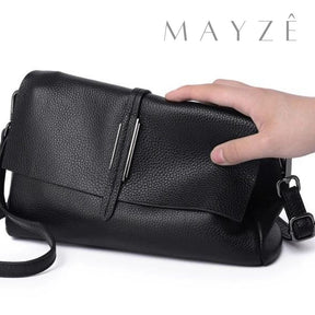 Loja Mayzê, Bolsa Leidiane, Bolsa de couro legítmo, bolsa de couro genuíno, bolsa de couro de vaca, bolsa chique, bolsa elegante, bolsa original, bolsa feminina, bolsa em promoção, bolsa versátil, loja mayzê confiável, loja mayzê site seguro, mayze.