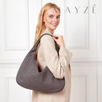 Loja Mayzê, Bolsa de ombro grande anne, bolsa grande, bolsa de ombro, bolsa trançada, bolsa da moda, bolsa do tiktok, bolsa elegante, bolsa bottega veneta, bolsa em promoção, bolsa de luxo, bolsa em alta, bolsa erika.