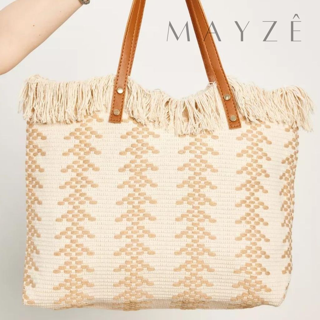 Loja Mayzê, Bolsa Muriel, bolsa espaçosa, bolsa de palha, bolsa de verão, bolsa da moda, bolsa de praia, bolsa grande, bolsa tote bag, bolsa moda praia, loja mayze, bolsa em promoção, bolsa de verão.