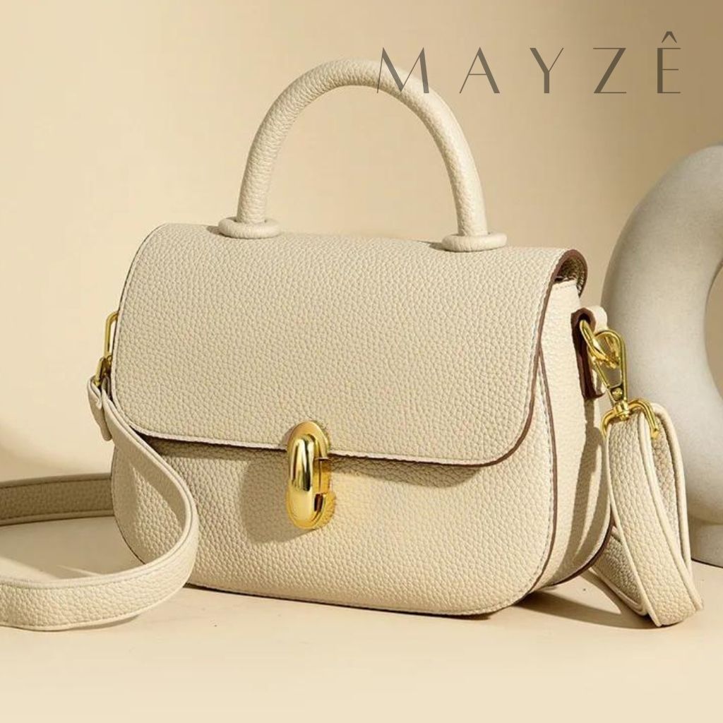 Loja Mayzê, Bolsa Jennifer, bolsa de couro legítimo, bolsa de couro, bolsa simples, bolsa elegante, bolsa versátil, bolsa elegante, bolsa para compor look, bolsa retrô, bolsa em promoção, mayzê, mayze