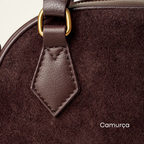 Bolsa Tiracolo Camurça Pequena Liana, Loja Mayzê, camurça, bolsa de camurça mayze, lojamayze.com, lojamayze.com.br