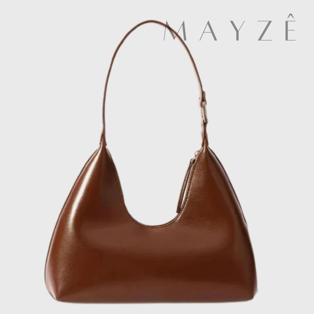Loja Mayzê, Bolsa July, Bolsa Hobo, bolsa em alta, bolsa marrom, bolsa da moda, bolsa de festa, bolsa versátil, bolsa elegante, bolsa baguete, bolsa de ombro, bolsa em promoção, bolsa do tiktok, bolsa do instagram, bolsa do  facebook, bolsa preta, bolsa branca, bolsa café, mayzê, mayze