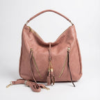Bolsa feminina grande Agnes Mayzê. Couro ecológico, alta capacidade e alça transversal. Ideal para trabalho, faculdade e viagens com estilo e praticidade.