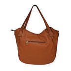Bolsa maxi Gilian Mayzê. Grande capacidade, 3 compartimentos, bolso com zíper e alça transversal removível. Ideal para trabalho e dia a dia com estilo.