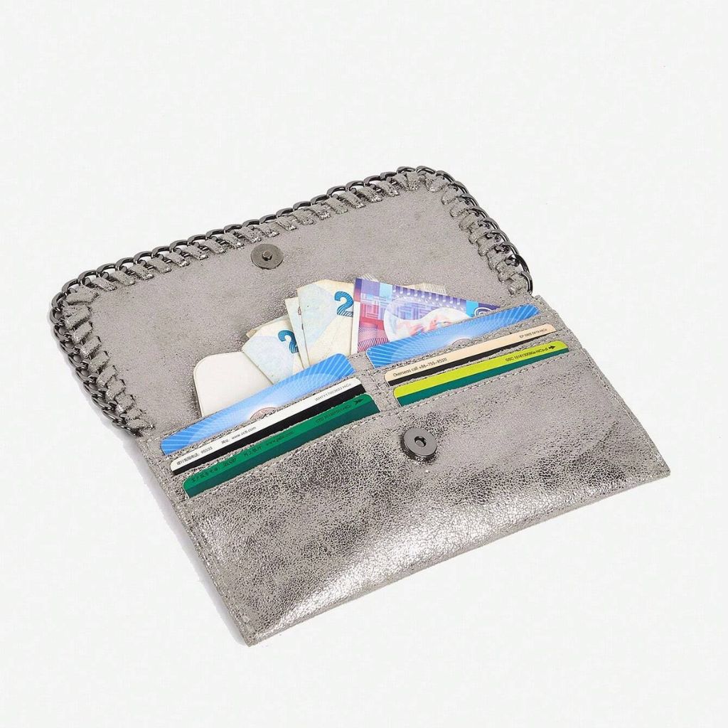 Carteira Feminina Brilhosa Hortência, Loja Mayzê