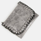 Carteira Feminina Pequena Brilhosa Hortência, Loja Mayzê