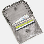 Carteira Feminina Pequena Brilhosa Hortência, Loja Mayzê