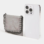 Carteira Feminina Pequena Brilhosa Hortência, Loja Mayzê