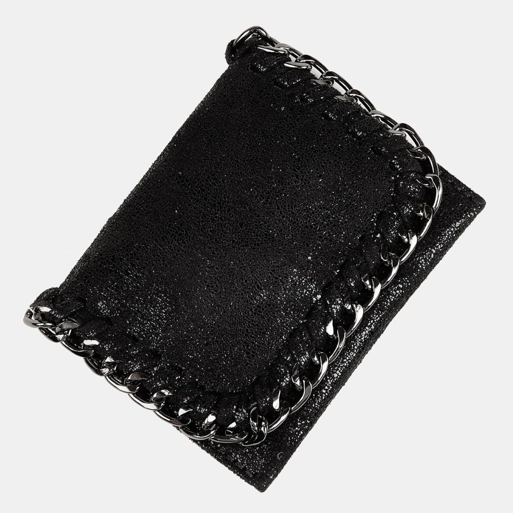 Carteira Feminina Pequena Brilhosa Hortência, Loja Mayzê