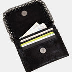 Carteira Feminina Pequena Brilhosa Hortência, Loja Mayzê