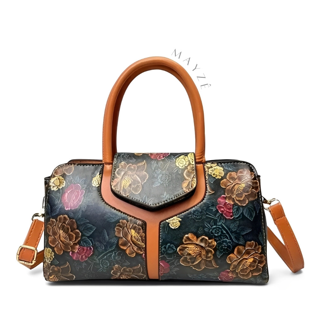 Bolsa Baú Média Moiza, Bolsa Moiza, moiza, Loja Mayzê, mayze, mayzê, bolsa de couro, bolsa média, bolsa diferente, bolsa tote, bolsa de ombro, bolsa de mão, bolsa elegante, bolsa tradicional, bolsa florada, bolsa barata, bolsa com frete grátis, bolsa pro dia a dia, bolsa casual, lojamayze.com.br, lojamayze.com