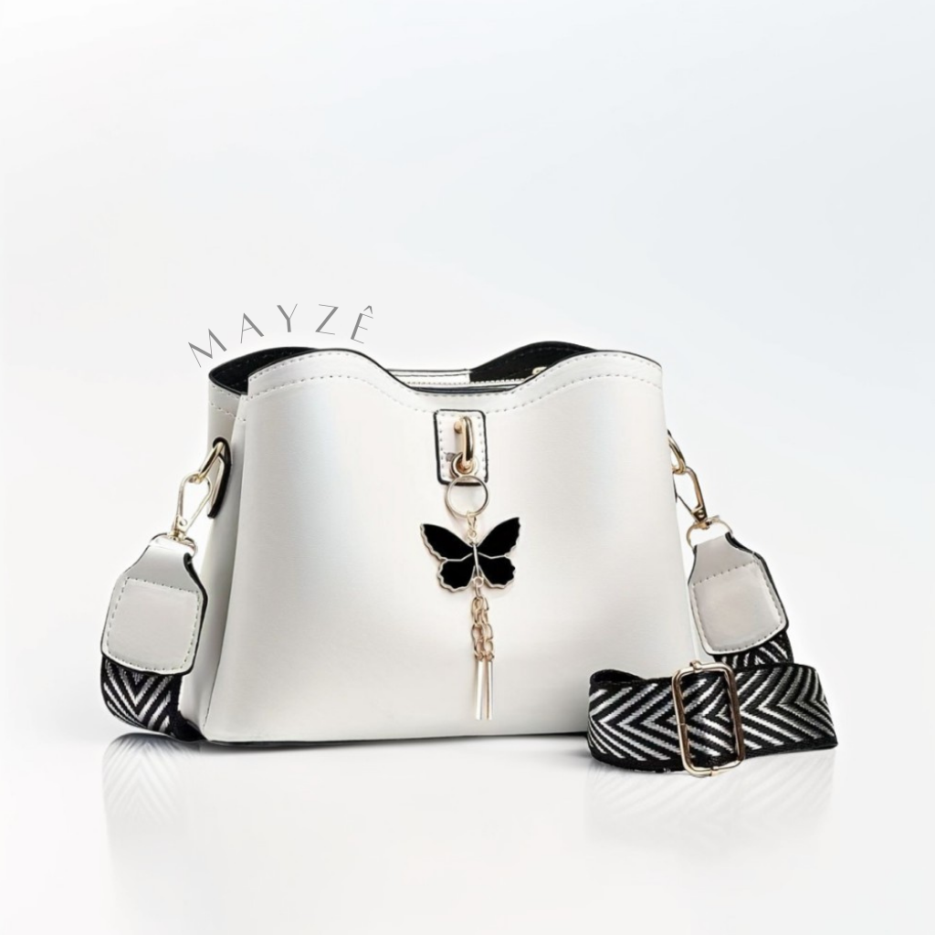 Bolsa Tiracolo Média Charlotte, Loja Mayzê, Bolsa Charlotte, bolsa grande, bolsa crossbody, bolsa tiracolo, bolsa de ombro, bolsa espaçosa, bolsa da moda, bolsa do dia a dia, loja mayze