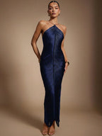 Vestido Elegante com Franjas Accent, Loja Mayzê