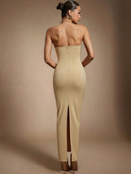 Vestido Elegante com Franjas Accent, Loja Mayzê