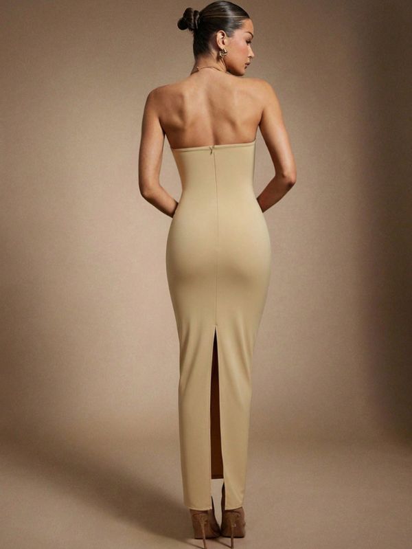 Vestido Elegante com Franjas Accent, Loja Mayzê