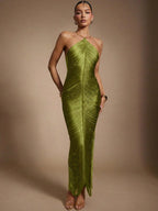 Vestido Elegante com Franjas Accent, Loja Mayzê