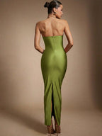 Vestido Elegante com Franjas Accent, Loja Mayzê