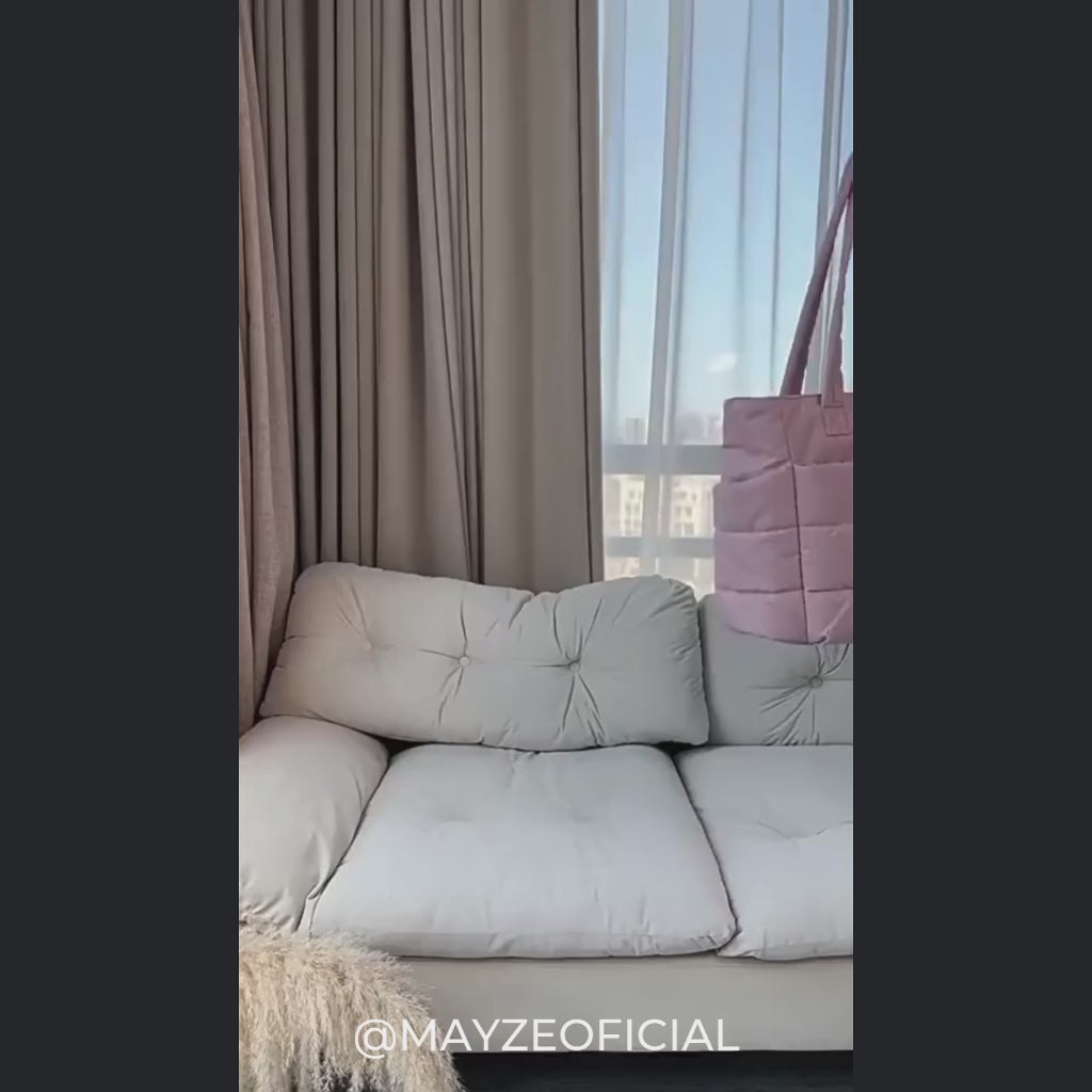 Video da Bolsa Média Soft Nailah na cor rosa claro, perfeita para seu dia a dia